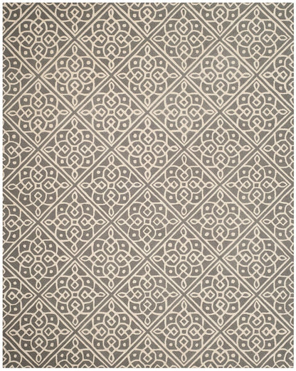 Safavieh Cambridge Cam731D Dark Grey / Ivory Geometric Area Rug