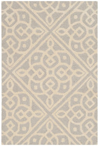 Safavieh Cambridge Cam731G Light Grey / Ivory Geometric Area Rug