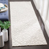 Safavieh Cambridge Cam731G Light Grey / Ivory Geometric Area Rug