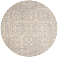 Safavieh Cambridge Cam731G Light Grey / Ivory Geometric Area Rug