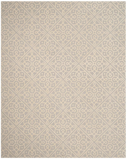 Safavieh Cambridge Cam731G Light Grey / Ivory Geometric Area Rug