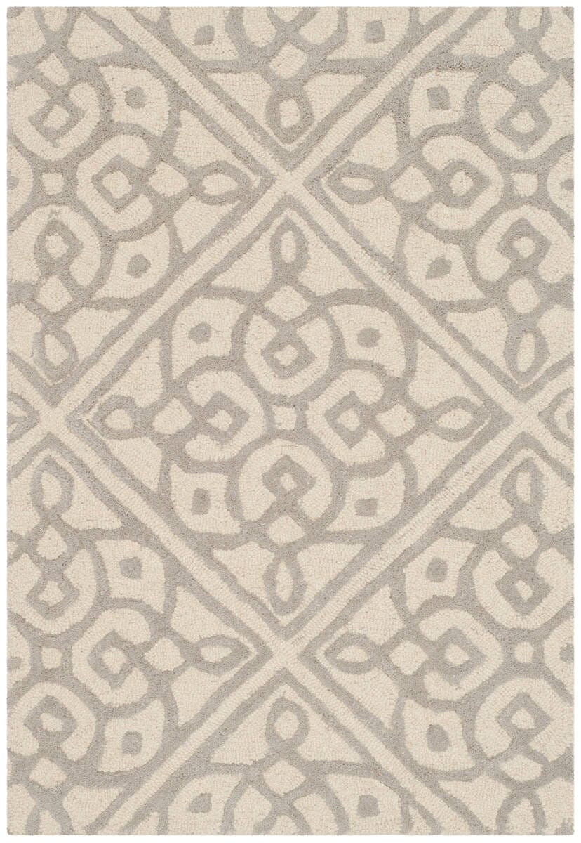 Safavieh Cambridge Cam731Q Ivory / Grey Geometric Area Rug