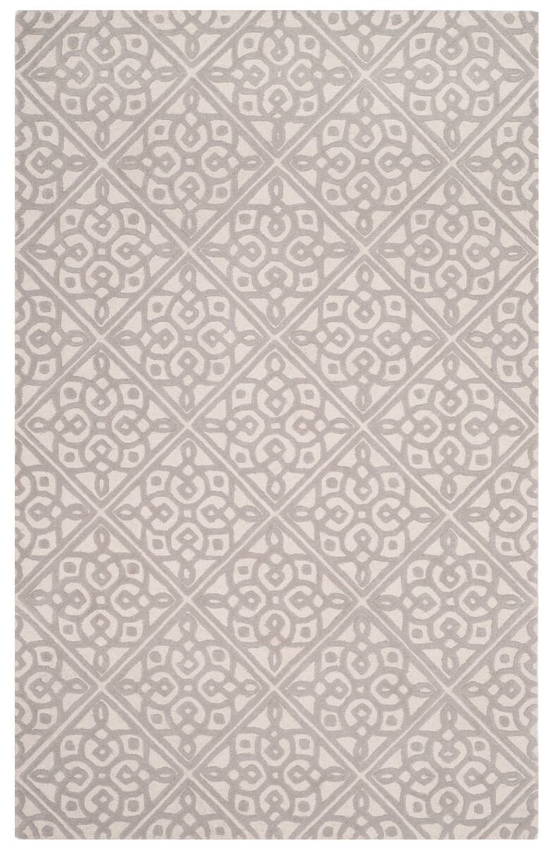 Safavieh Cambridge Cam731Q Ivory / Grey Geometric Area Rug