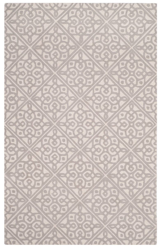 Safavieh Cambridge Cam731Q Ivory / Grey Geometric Area Rug