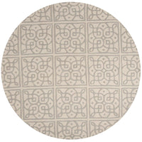 Safavieh Cambridge Cam731Q Ivory / Grey Geometric Area Rug