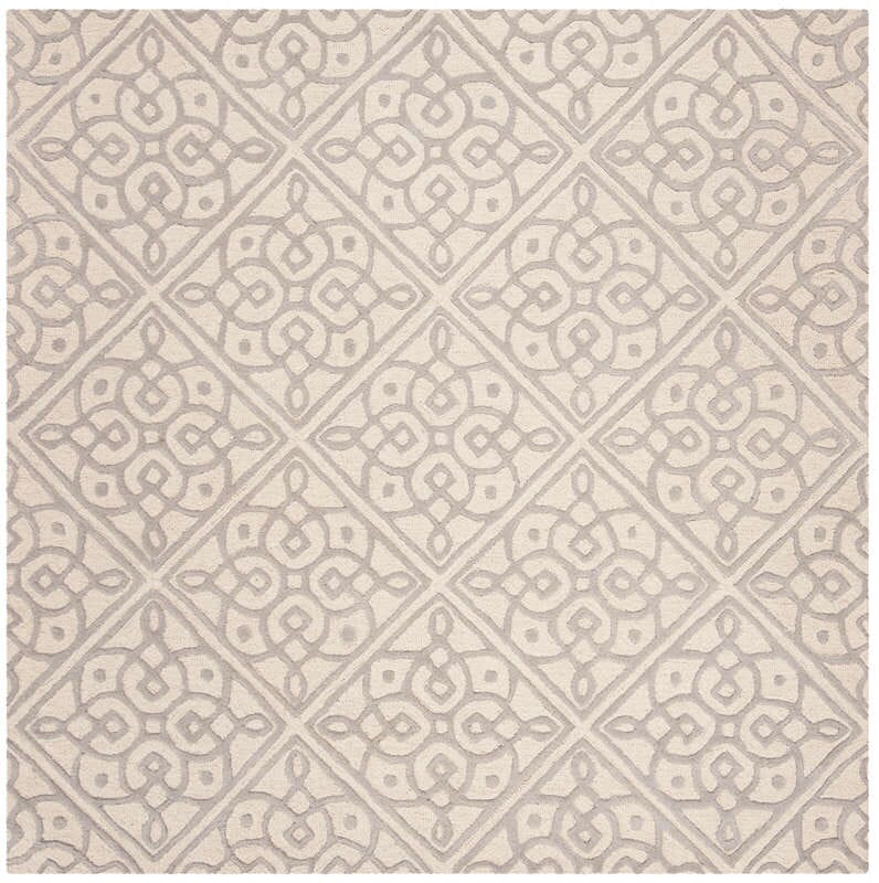 Safavieh Cambridge Cam731Q Ivory / Grey Geometric Area Rug