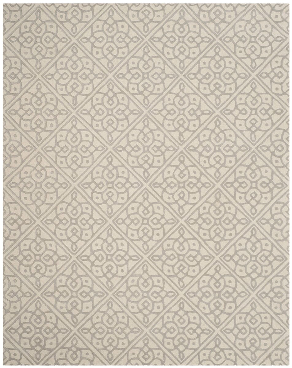 Safavieh Cambridge Cam731Q Ivory / Grey Geometric Area Rug