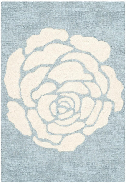 Safavieh Cambridge Cam782B Blue / Ivory Floral / Country Area Rug