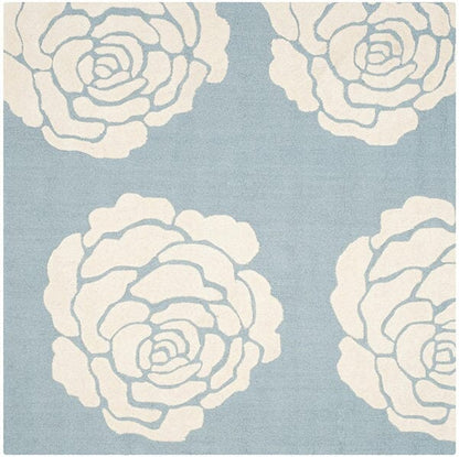 Safavieh Cambridge Cam782B Blue / Ivory Floral / Country Area Rug