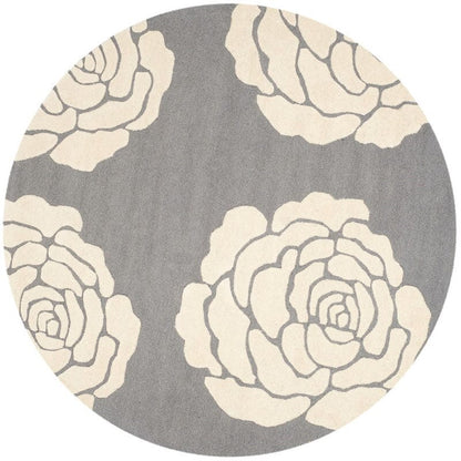 Safavieh Cambridge Cam782D Dark Grey / Ivory Floral / Country Area Rug