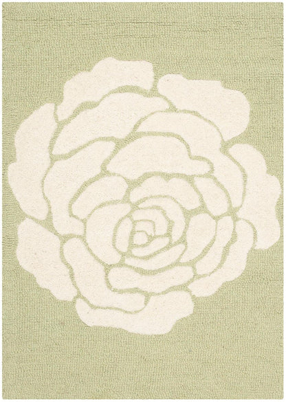 Safavieh Cambridge Cam782N Lime / Ivory Floral / Country Area Rug