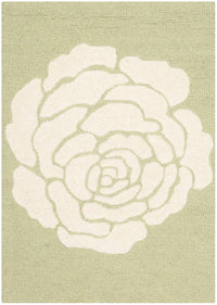 Safavieh Cambridge Cam782N Lime / Ivory Floral / Country Area Rug