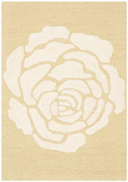 Safavieh Cambridge Cam782Q Light Gold / Ivory Floral / Country Area Rug