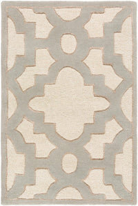 Surya Modern Classics Can-2041 Cream, Medium Gray, Tan Geometric Area Rug