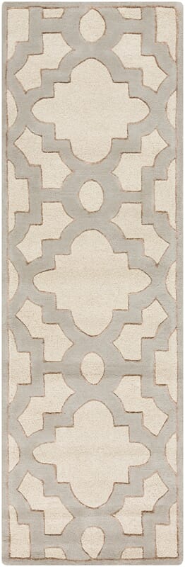 Surya Modern Classics Can-2041 Cream, Medium Gray, Tan Geometric Area Rug