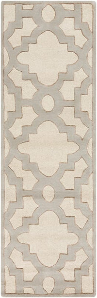 Surya Modern Classics Can-2041 Cream, Medium Gray, Tan Geometric Area Rug