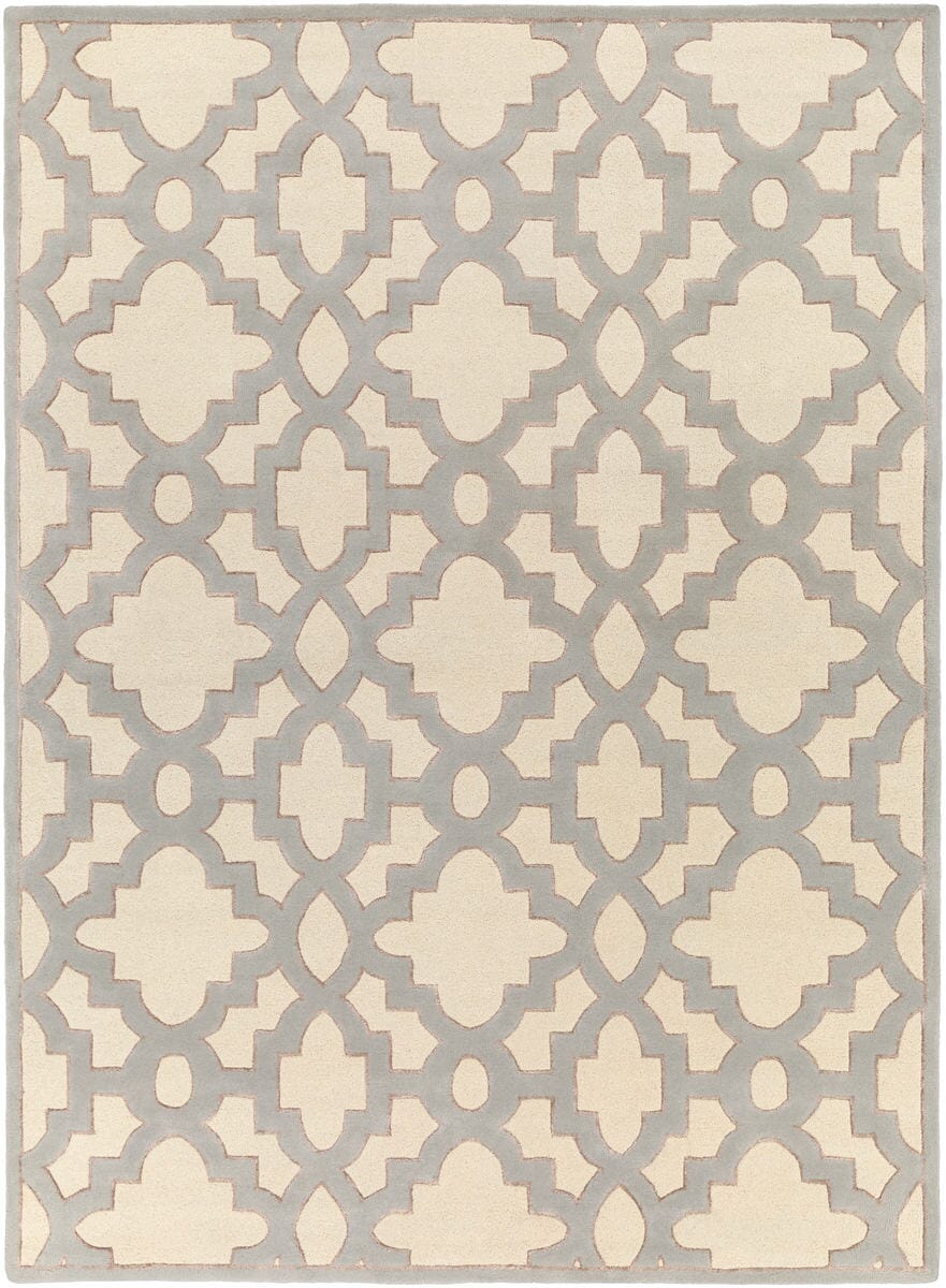 Surya Modern Classics Can-2041 Cream, Medium Gray, Tan Geometric Area Rug