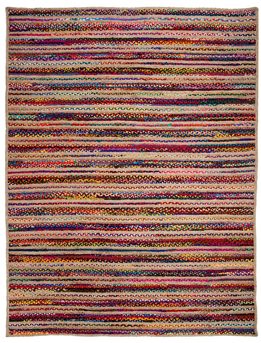 Safavieh Cape Cod Cap303A Natural / Multi Striped Area Rug