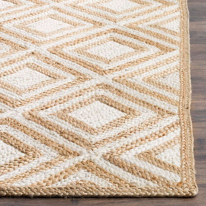 Safavieh Cape Cod Cap304A Natural / Ivory Geometric Area Rug