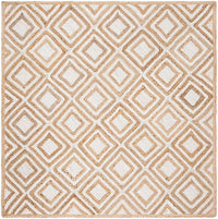 Safavieh Cape Cod Cap304A Natural / Ivory Geometric Area Rug