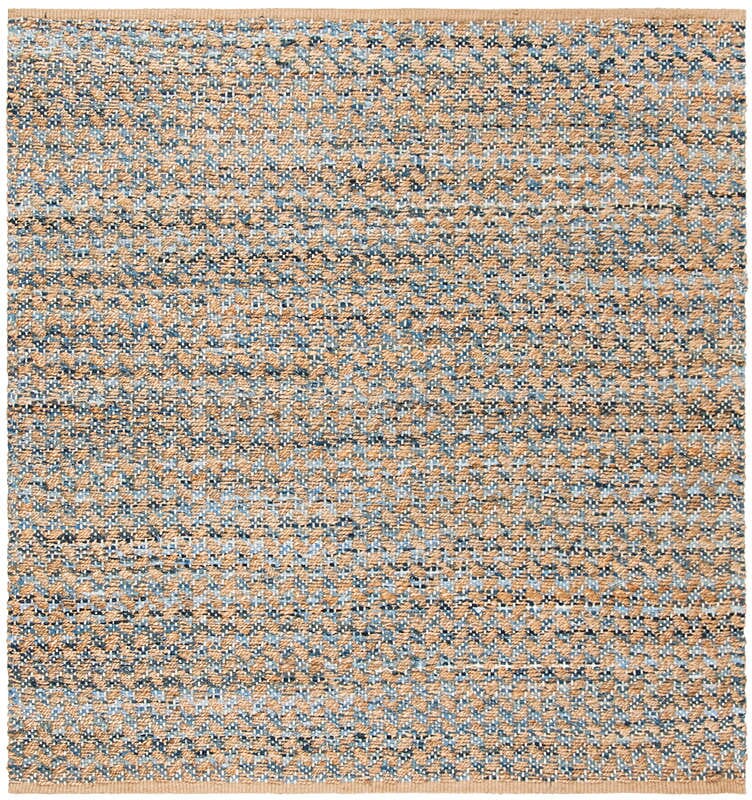 Safavieh Cape Cod Cap305M Blue / Natural Geometric Area Rug