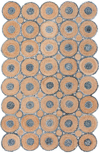 Safavieh Cape Cod Cap306M Blue / Natural Geometric Area Rug