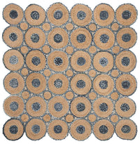 Safavieh Cape Cod Cap306M Blue / Natural Geometric Area Rug