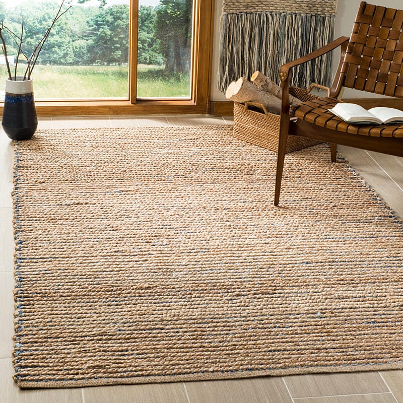 Safavieh Cape Cod Cap307M Natural / Blue Area Rug