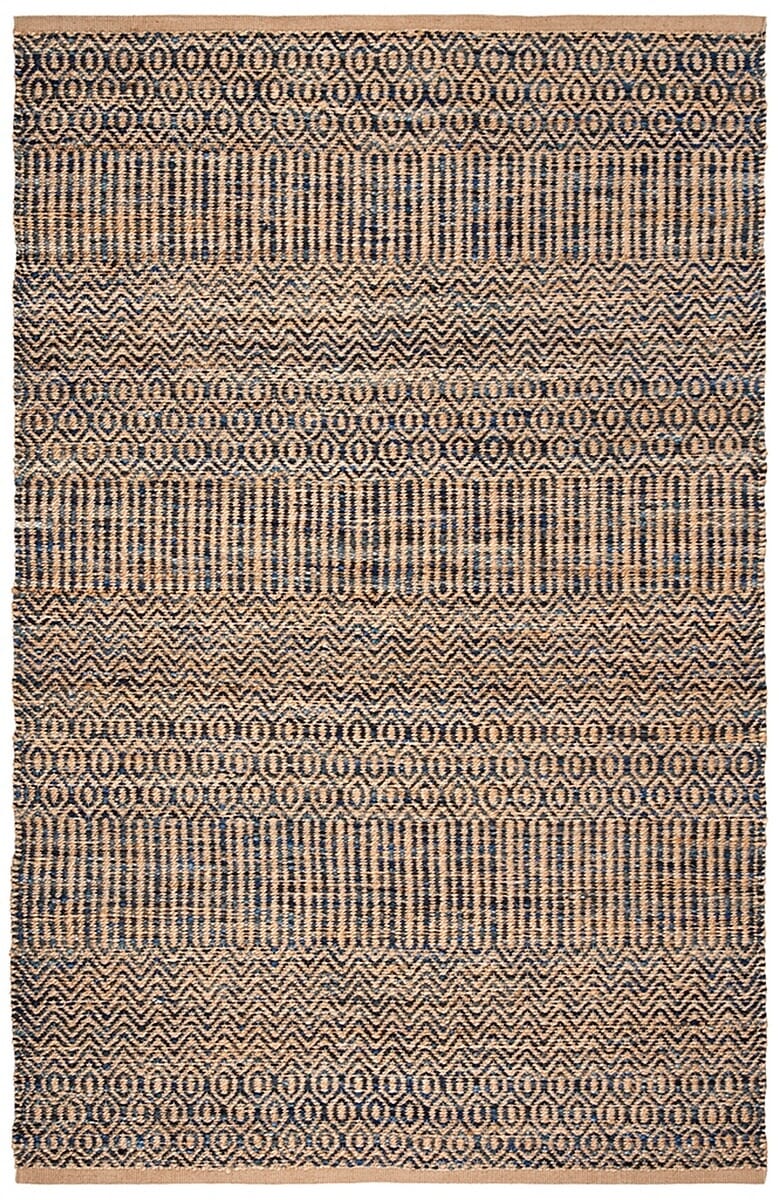 Safavieh Cape Cod Cap309N Navy / Natural Area Rug