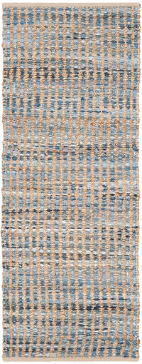 Safavieh Cape Cod Cap352A Natural / Blue Natural Fiber Area Rug