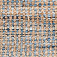 Safavieh Cape Cod Cap352A Natural / Blue Natural Fiber Area Rug