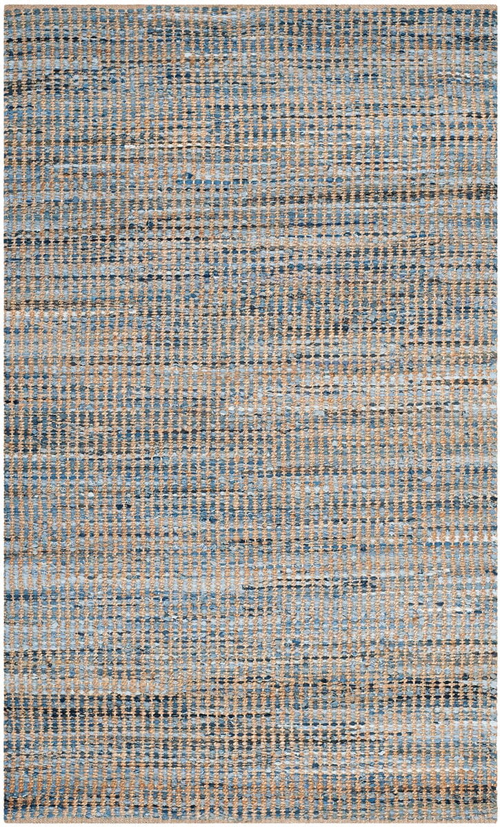 Safavieh Cape Cod Cap352A Natural / Blue Natural Fiber Area Rug