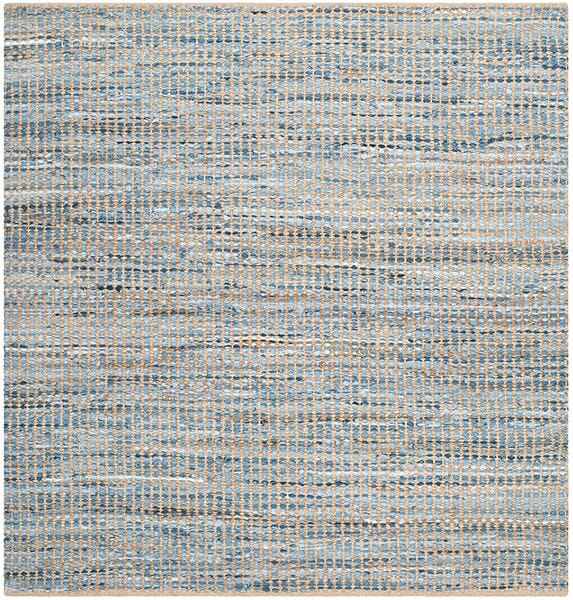 Safavieh Cape Cod Cap352A Natural / Blue Natural Fiber Area Rug