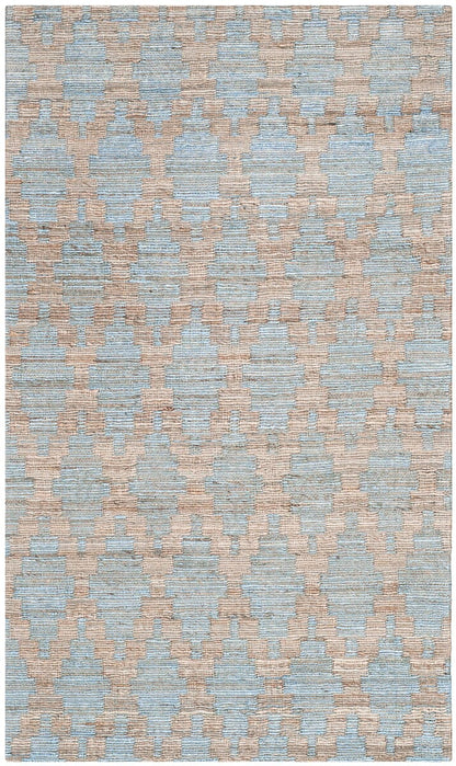 Safavieh Cape Cod Cap413A Light Blue / Gold Geometric Area Rug