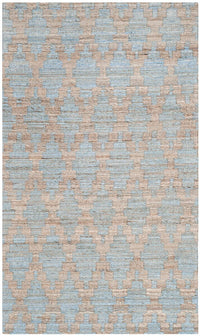 Safavieh Cape Cod Cap413A Light Blue / Gold Geometric Area Rug