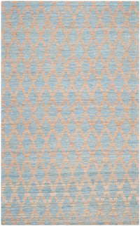 Safavieh Cape Cod Cap413A Light Blue / Gold Geometric Area Rug