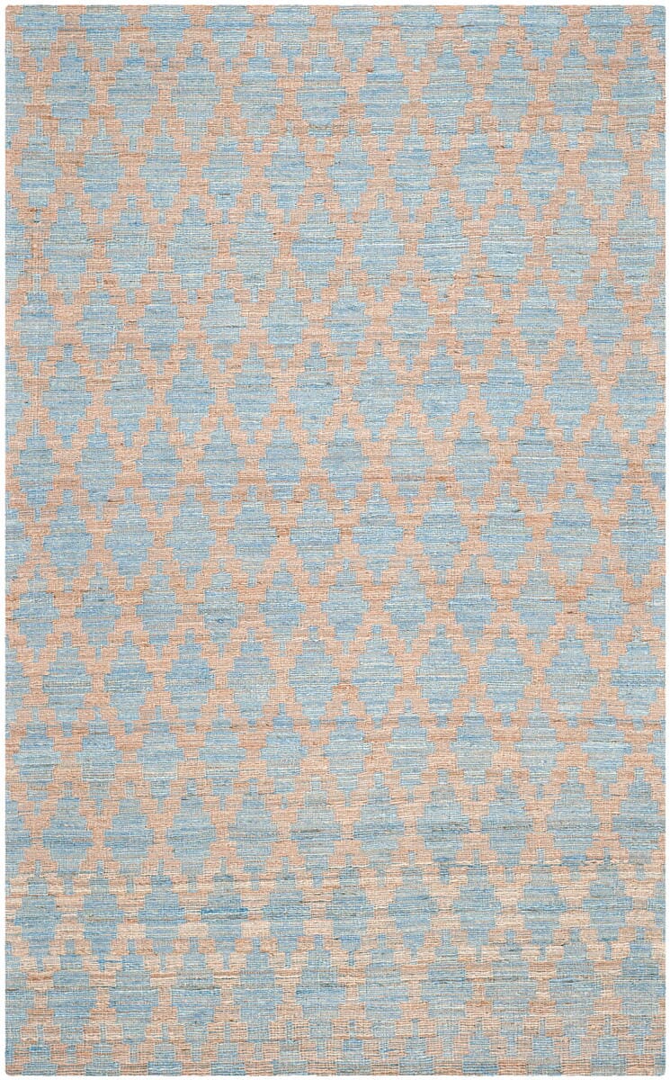 Safavieh Cape Cod Cap413A Light Blue / Gold Geometric Area Rug