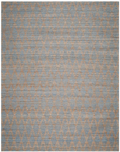 Safavieh Cape Cod Cap413A Light Blue / Gold Geometric Area Rug