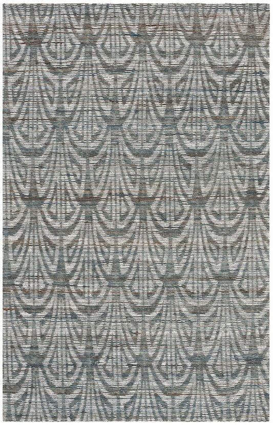 Safavieh Cape Cod Cap501A Slate / Ivory Ikat Area Rug