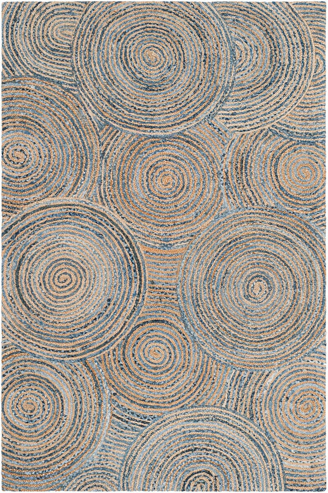 Safavieh Cape Cod Cap603A Natural / Denim Rugs.