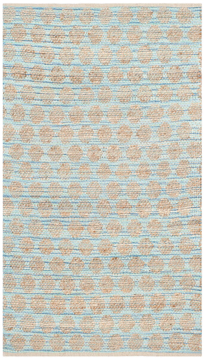 Safavieh Cape Cod Cap820B Blue / Natural Geometric Area Rug