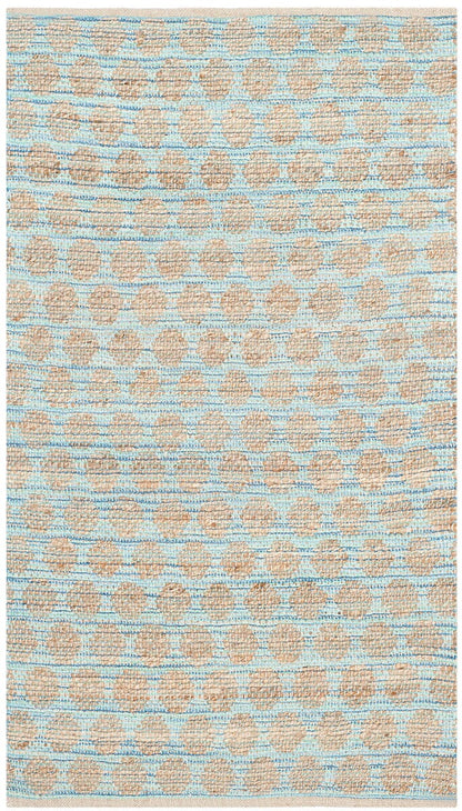 Safavieh Cape Cod Cap820B Blue / Natural Geometric Area Rug