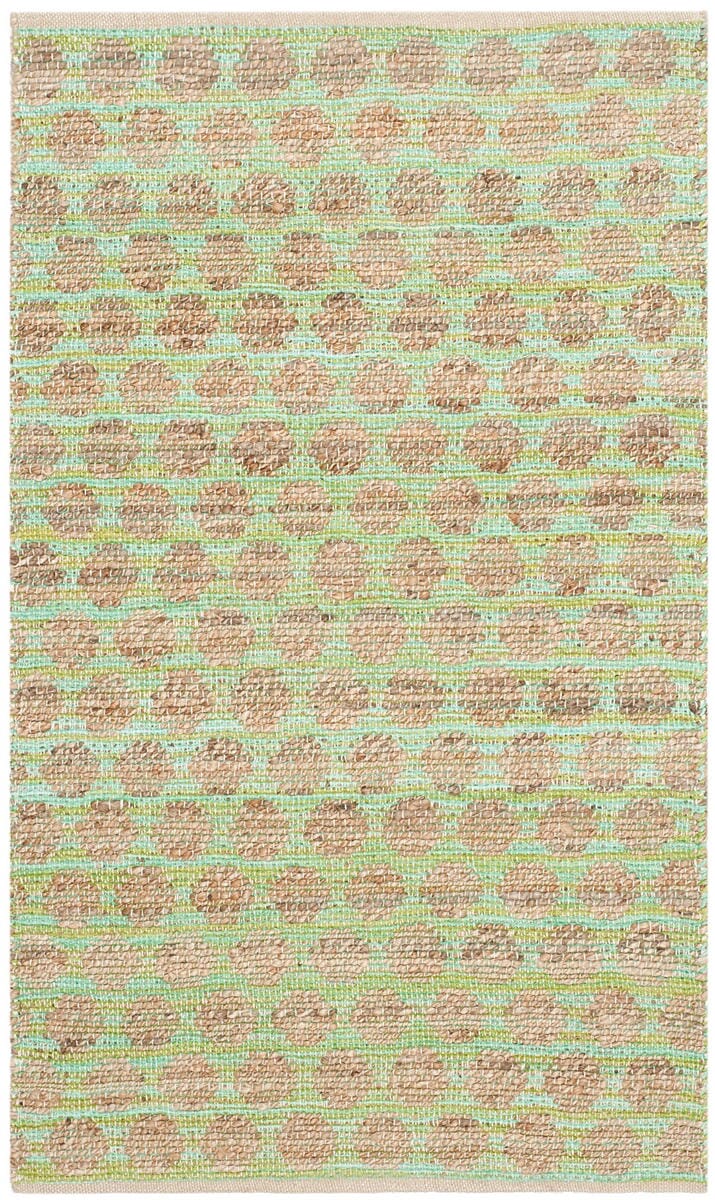 Safavieh Cape Cod Cap820C Green / Natural Geometric Area Rug