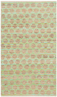 Safavieh Cape Cod Cap820C Green / Natural Geometric Area Rug