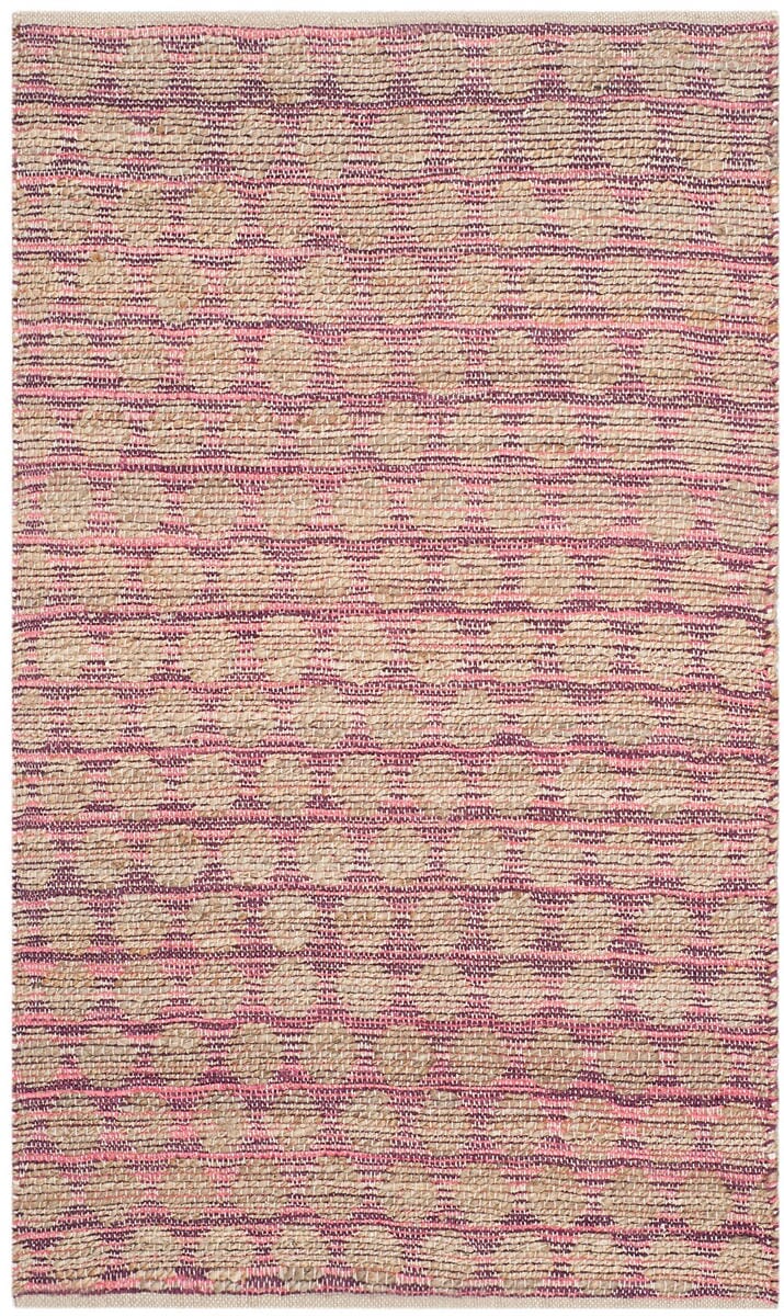 Safavieh Cape Cod Cap820E Maroon / Natural Geometric Area Rug