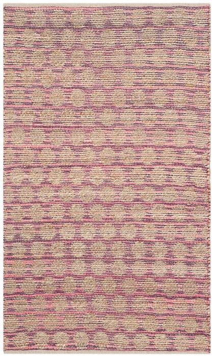 Safavieh Cape Cod Cap820E Maroon / Natural Geometric Area Rug