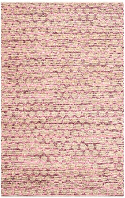 Safavieh Cape Cod Cap820E Maroon / Natural Geometric Area Rug