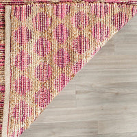 Safavieh Cape Cod Cap820E Maroon / Natural Geometric Area Rug