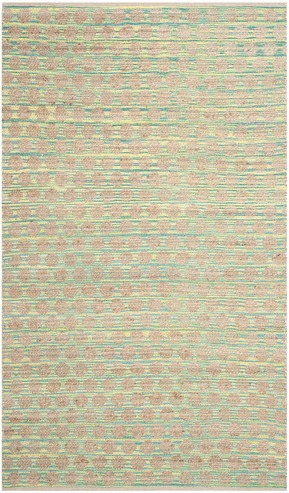 Safavieh Cape Cod Cap820H Teal / Natural Geometric Area Rug