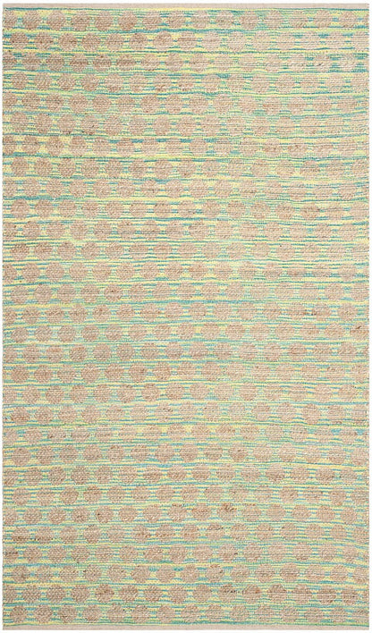 Safavieh Cape Cod Cap820H Teal / Natural Geometric Area Rug